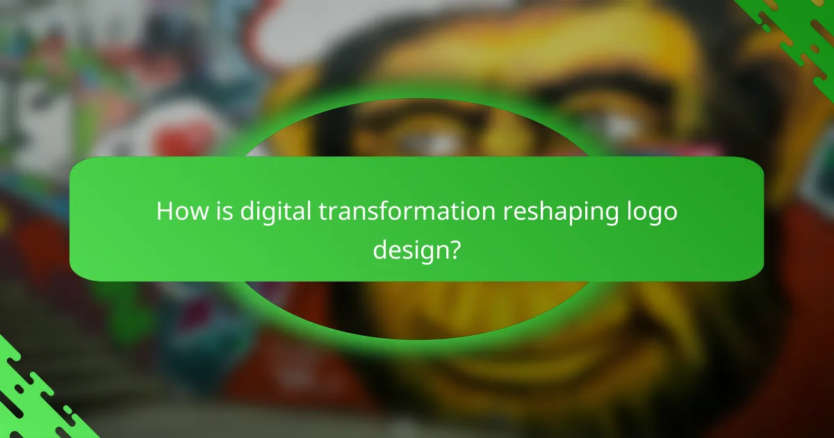 How is digital transformation reshaping logo design?