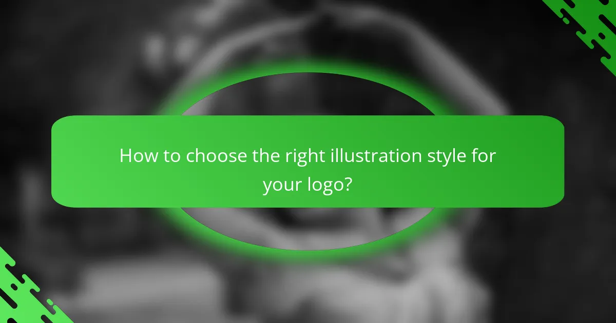 How to choose the right illustration style for your logo?