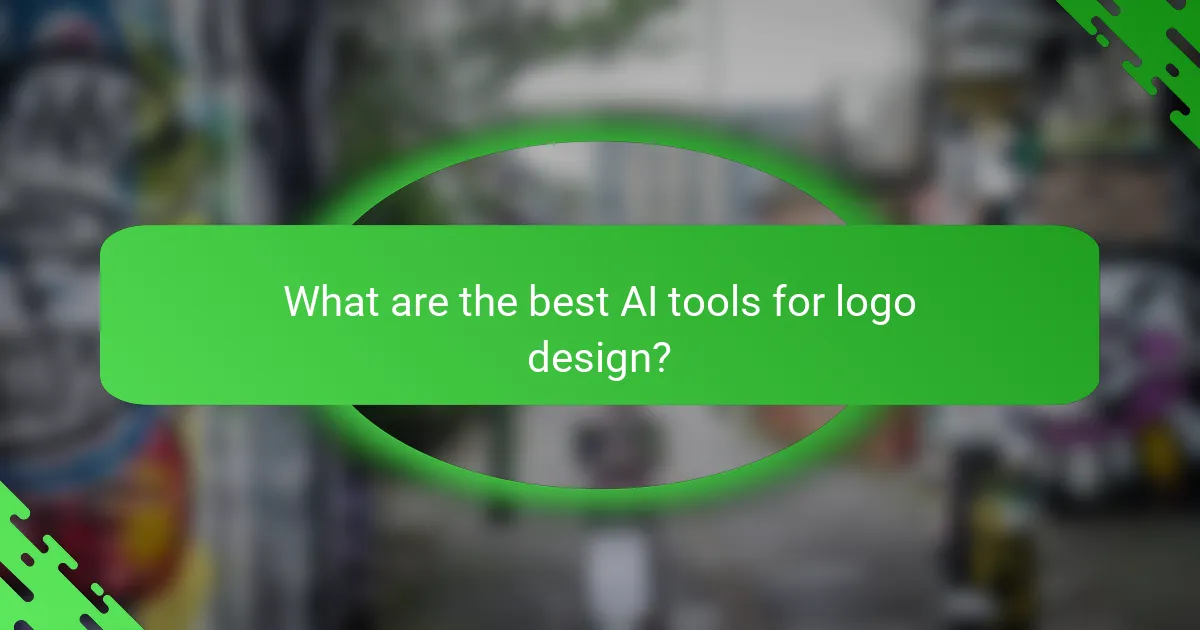 What are the best AI tools for logo design?