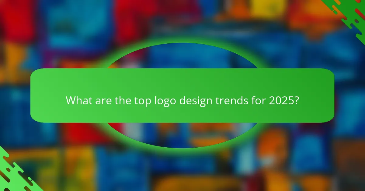 What are the top logo design trends for 2025?