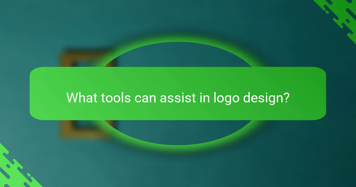 What tools can assist in logo design?