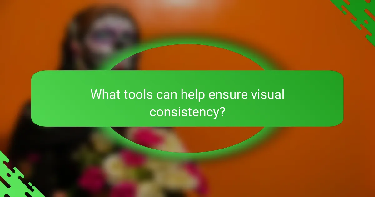 What tools can help ensure visual consistency?